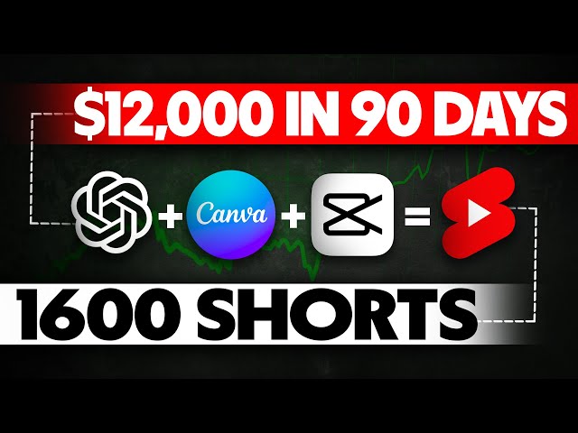 I've Made $12,000 Uploading 1600 Faceless Yt shorts in Just 90 Days ( Canva + AI Step by Step)