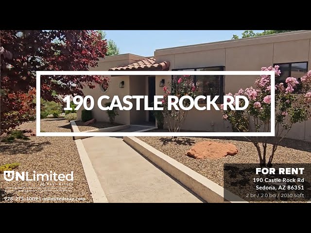 Gorgeous Single-Story Sedona Rental Retreat - 190 Castle Rock Rd