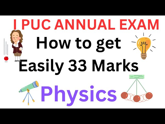 How to get Easily 33 Marks in Annual Exam | Physics | Class 11