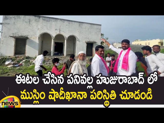 TRS Leader Kaushik Reddy Criticizes Etela Rajender On Shadikhana Situation In Huzurabad | Mango News