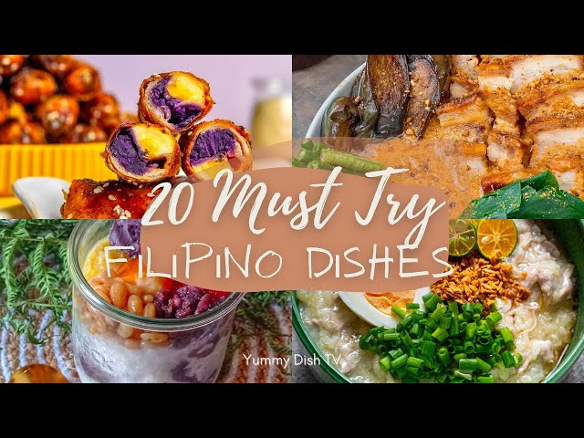 What to eat in the Philippines | 20 Must-Try Filipino Dishes #filipinocuisine #comfortfood