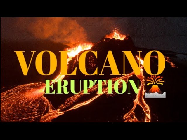 Island Volcano Eruption - Lava Magma Ash Gases | Documentary Relaxing Film Of Volcano