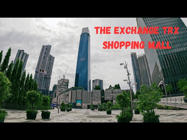 The Exchange TRX shopping mall in Kuala Lumpur, Malaysia