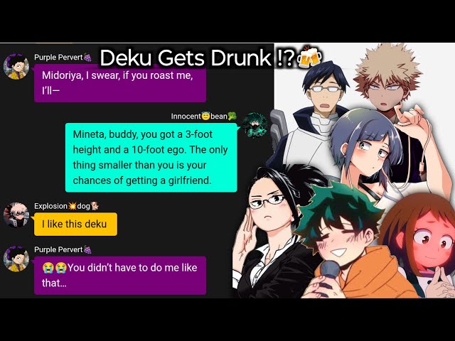 Izuku Midoriya gets Drunk 🍻😯 |@AnimeWorld0118  | #vigilantedeku #anime #deku #mha