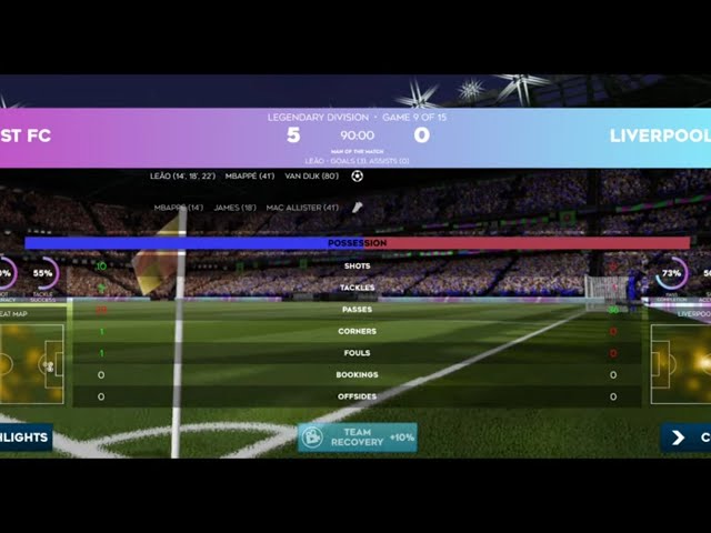 ST FC VS Liverpool 5-0 dls24 gaming #fifa #football #efootball #gaming