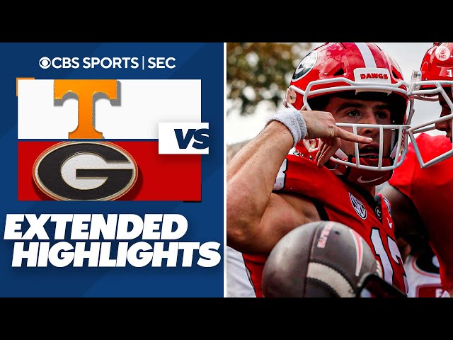 No. 3 Georgia DOMINATES No. 1 Tennessee in SEC SHOWDOWN: Extended Highlights | CBS Sports HQ