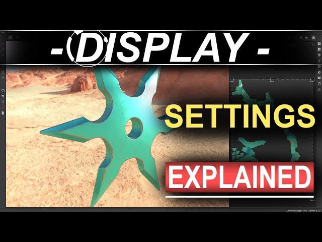 Substance Painter: Display-Settings (EXPLAINED!!)