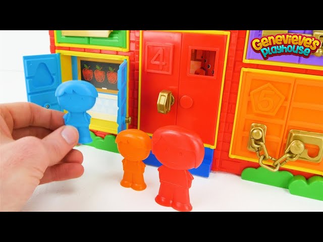 Best Toddler Learning Video for Kids: Locking Toy School!