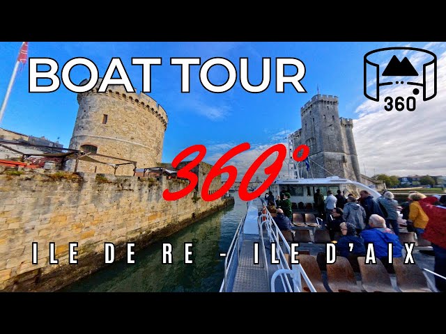 360° Boat Tour – Île de Ré, La Rochelle, Fort Boyard, and Île d'Aix