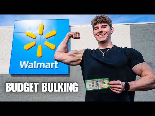 BUILDING MUSCLE ON A BUDGET AT WALMART (Grocery Haul)