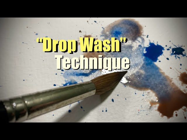 The "Drop Wash" Watercolour Technique IS A GAMECHANGER !!