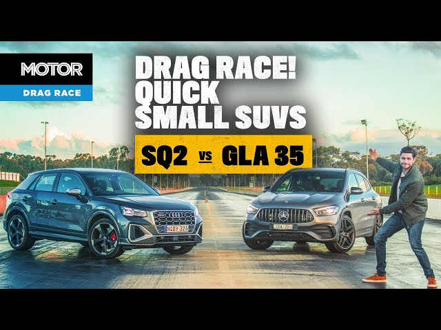 Audi SQ2 vs AMG GLA 35: DRAG RACE! | MOTOR