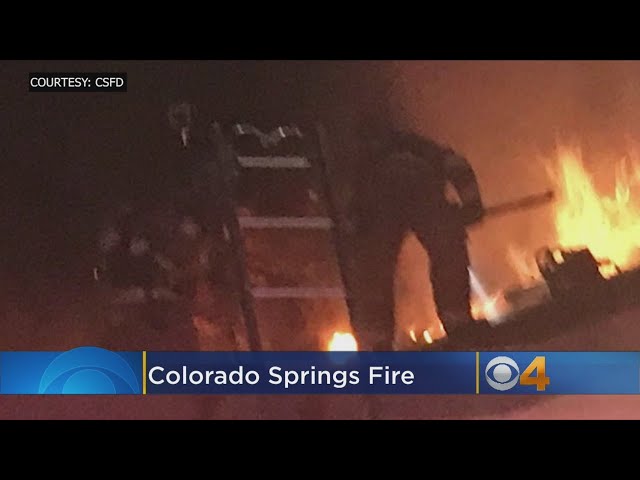 Two-Alarm Fire Breaks Out At Colorado Springs Residential Building