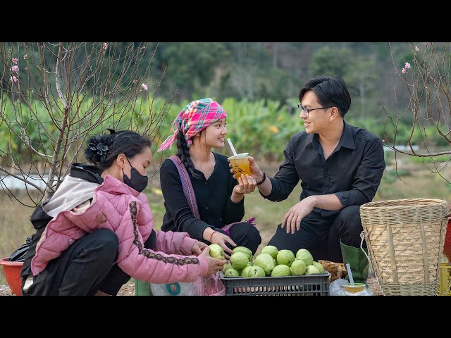 CEO James experiences farming with Diep - working and studying together - Ly Tu Diep