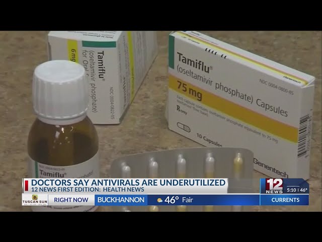 Doctors say antivirals are underutilized in fighting flu and COVID