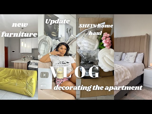 #VLOG | 🎀LIFE UPDATE, NEW COUCH AND CHAIRS , SHEIN HOME DECOR AND APARTMENT TOUR