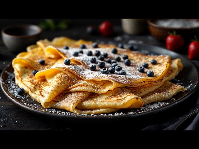 How to Make French Pancakes At Home! The French chef showed the secret recipe!