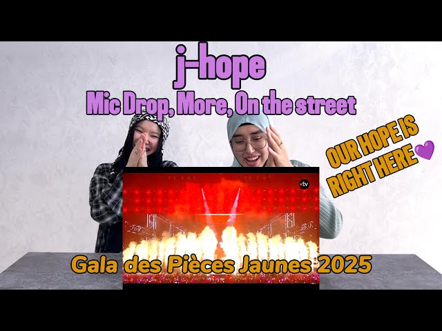 j-hope - Mic Drop, More, On the street | Gala des Pièces Jaunes 2025 | REACTION