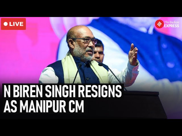 LIVE I N Biren Singh Resigns As Manipur CM I Modi I BJP I Ajay Bhalla I Congress