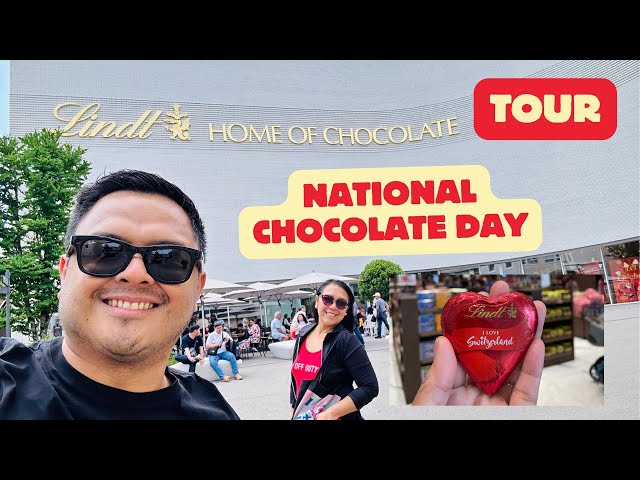 Tour of Lindt Home of Chocolate, Zurich for National Chocolate Day (4K HDR)