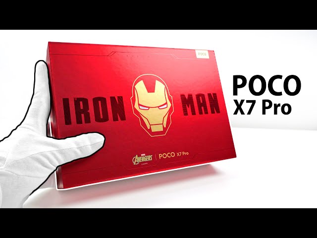 POCO X7 Pro "IRON MAN" Phone Unboxing (PUBG, Mobile Legends, Call of Duty)