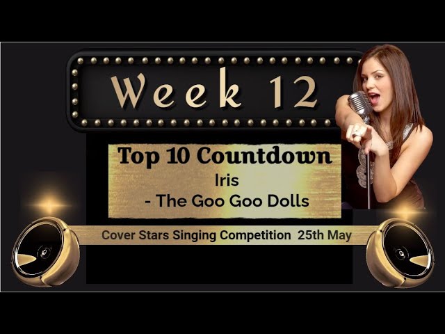 Cover Stars Week 12 Top Ten Entries:  Iris (Goo Goo Dolls Cover)