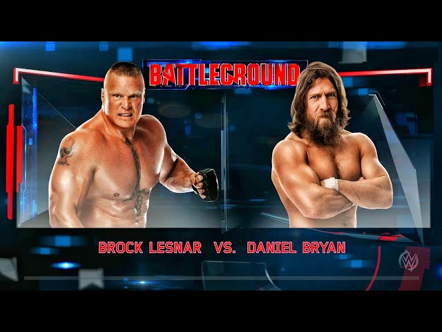 Brock Lesnar Vs Daniel Bryan - One on One Full Match | WWE 2k15