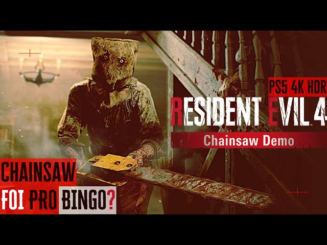 Resident Evil 4 - CHAINSAW DEMO - E os GANADOS estão mais BRABOS?