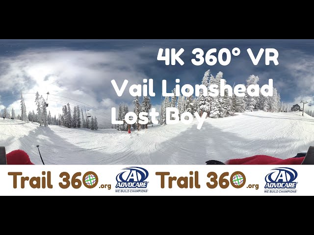 Vail Lionshead Lost Boy - Learning to Ski - Trail 360