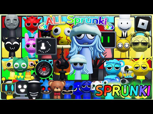 [🌈New 5, ALL 35 Sprunki]🌈Sprunki RP 3D🔎How To Get all Badges🎵 - 🎮ROBLOX [2025]