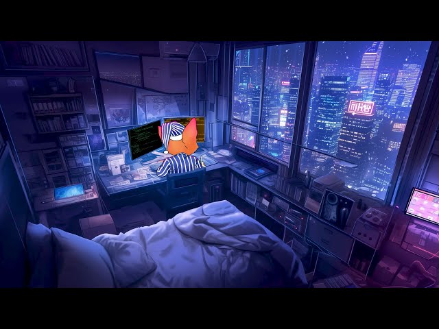 Coding In The Snowy Night 💻 Lofi Dreamy Vibes 💻 Winter Lofi Songs To Listen While Studying, Coding