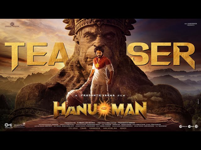 HanuMan Official Teaser | Prasanth Varma Cinematic Universe | Teja Sajja |PrimeShow Entertainment 4K