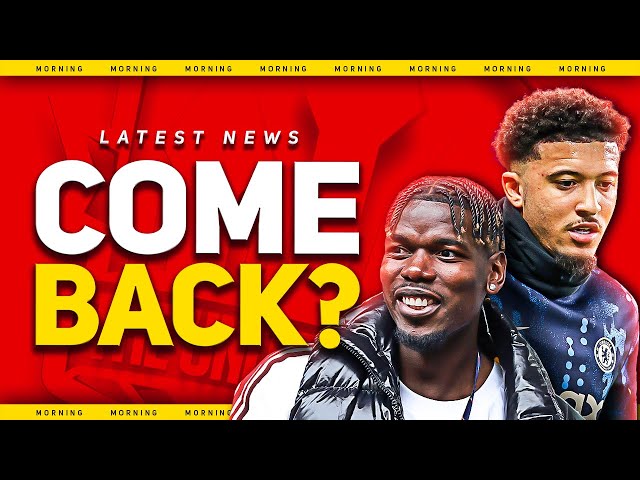 Pogba, Rashford, Sancho RETURN? Amorim BLAMES Himself! Man Utd News