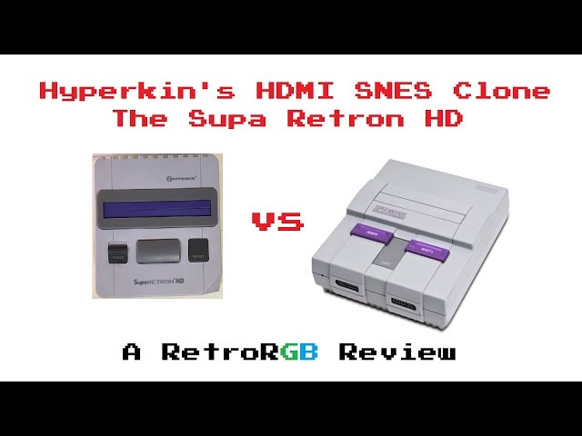 HDMI SNES Review:  Hyperkin's 720p Supa Retron HD