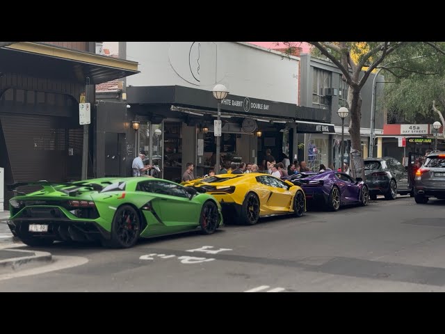 Crazy Supercars at Double Bay (2x Revuelto, 2x 765LT, Gintani SVJ, GT2RS and more!!!)