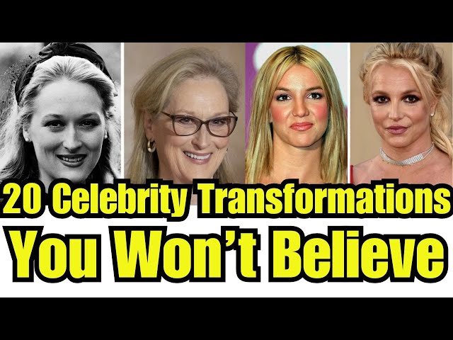 From Rising Stars to Legends: 20 Celebrity Transformations You Won’t Believe!