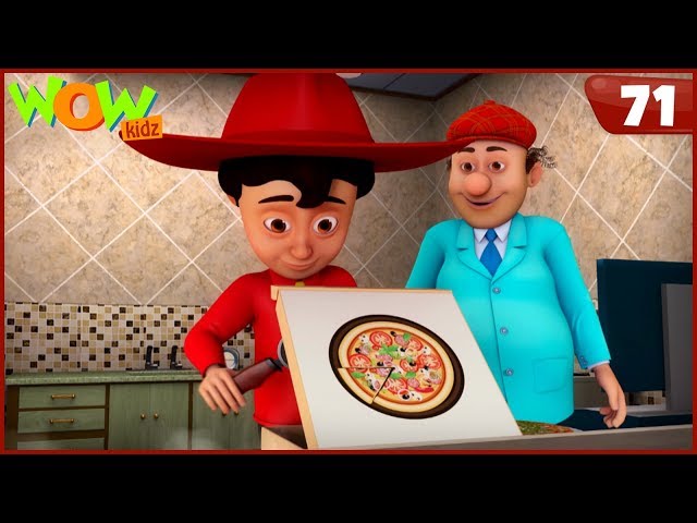 New Cartoon Show | Chacha Bhatija | Wow Kidz | Hindi Cartoons For Kids | Roti Sabzi Pizza Corner