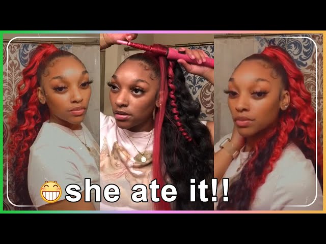 #Ulahair Hair Bundle Review | Sleek High Ponytail😈 How To Inspire Protective Hairstyle.