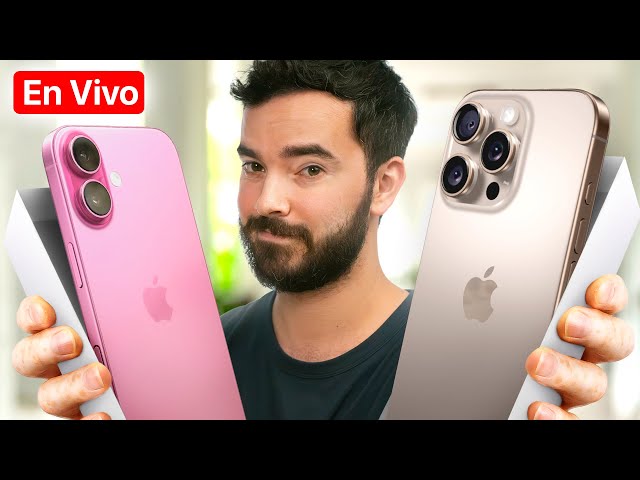 iPhone 16  - Unboxing y Pruebas en VIVO!