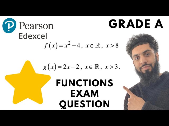 Pure Maths Yr 2: Composite Functions, Domain/Range Exam Question