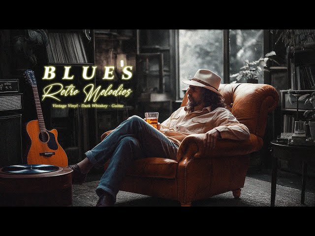 Retro Blues Melodies for the Soul | Smooth Whiskey,Relaxing Guitar Tunes & Vintage Vinyl Sounds 🎶🥃