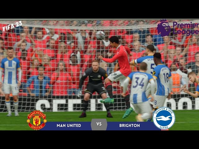 Manchester United - Brighton | Premier League Full Match Gameplay [4K]