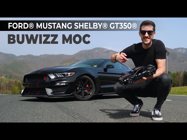 Motorized Ford® Mustang Shelby® GT350® made from LEGO® bricks and powered with #BuWizz_brick.