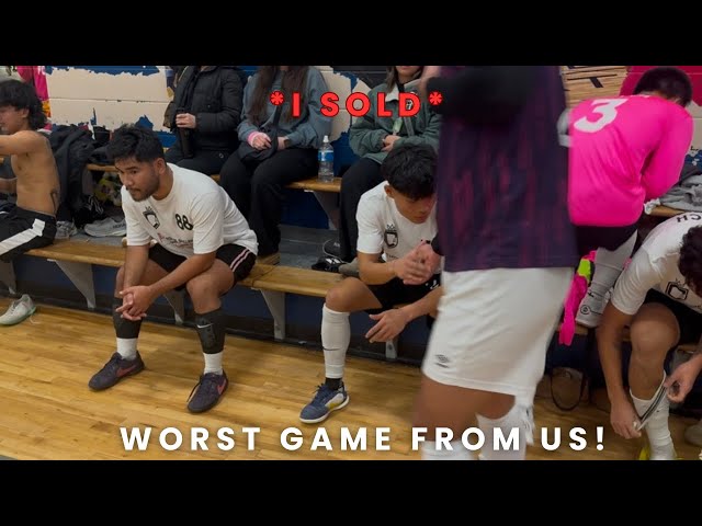 Sunday League Futsal Match | Bad Week for us! (I SOLD)