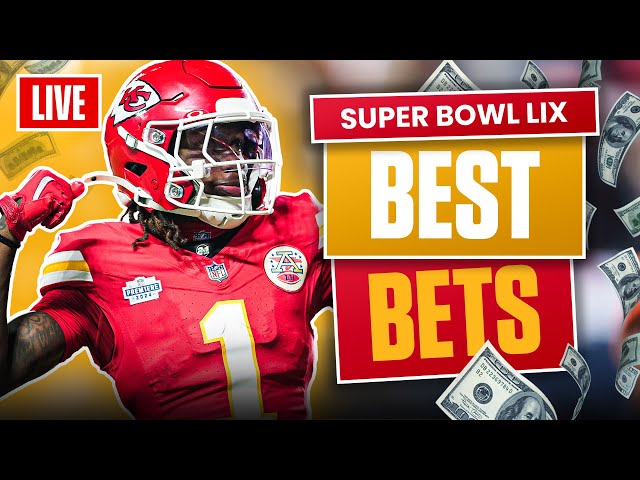 LIVE Super Bowl LIX Sunday Betting Advice | Chiefs vs. Eagles | Picks, Predictions & Best Bets