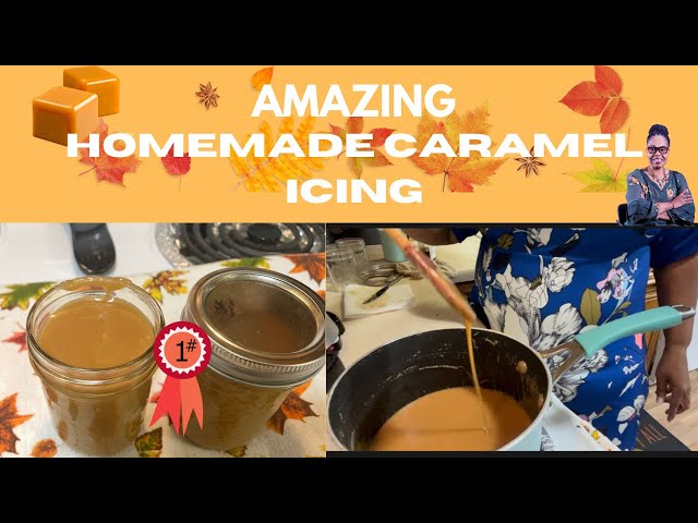 HOMEMADE CARAMEL ICING #amazing #homemade #diy #baking #yummyrecipe #cake