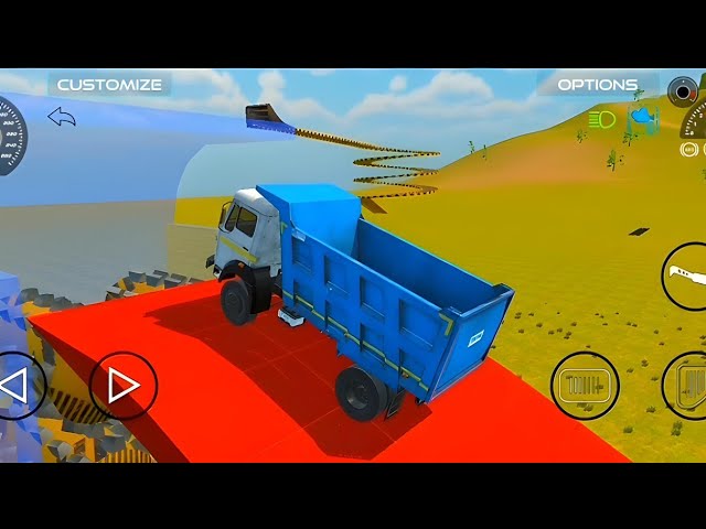 Crushing Loaded Dumper 🔥 #dumper #pickup #gamingvideos