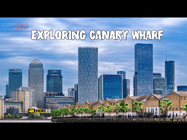 Canary Wharf Walk: Skyscrapers, Tube & Driverless DLR