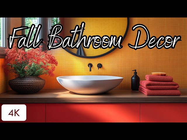 Cozy Fall Bathroom Decor Ideas You’ll Love – Transform Your Space for Autumn 2024! 🍂🍁