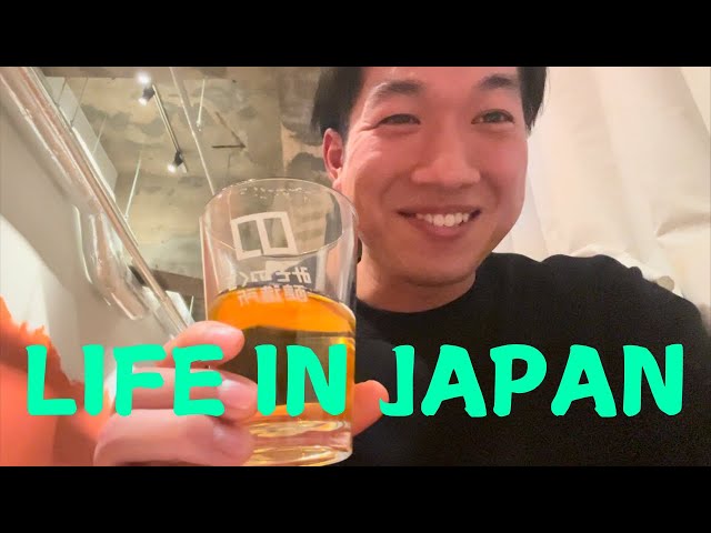 【VLOG】Friday Night / Brewery in Japan / Can Chu-Hi on the Street / Life in Japan